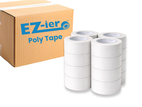 White Serrated-Edge Polyethylene Tape, WHT110-2 WHT110-3