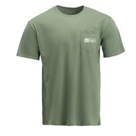 Realtree Men's Turkey Feather Short Sleeve Green Shirt