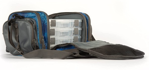 Realtree Fishing Tackle Bag 3600 in Wav3 Blue