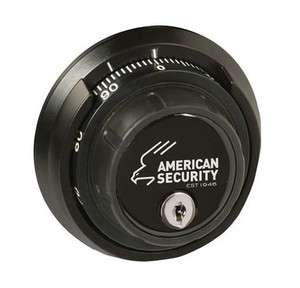 American Security Mechanical Safe Lock with Key-Locking Spy-Proof Dial