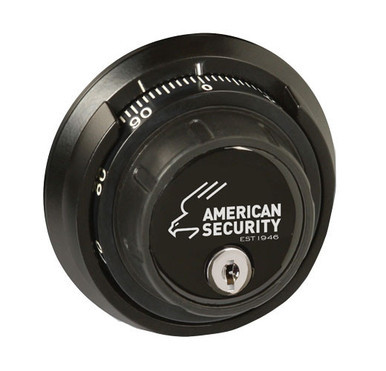American Security Mechanical Safe Lock with Key-Locking Spy-Proof Dial