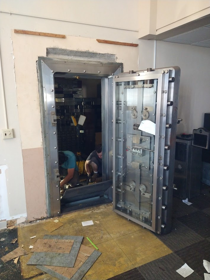 Boswell Safe & Vault Co. Commercial Vault Door Installation Open project photo