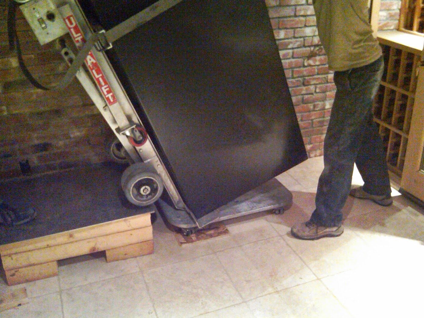 Boswell safe moving equipment on a residential project