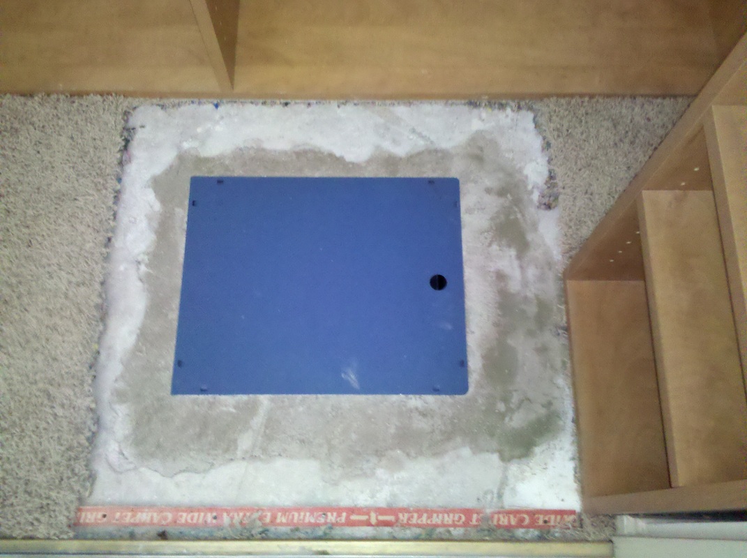 Floor safe installation project