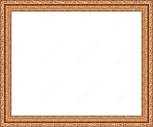 Ornate Gold Picture Frame 1.75 Inch Width Gallery Quality Wood Moulding