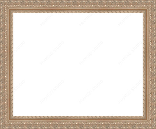 Ornate 2 Inch Pewter Frame Gallery Quality Wood Moulding