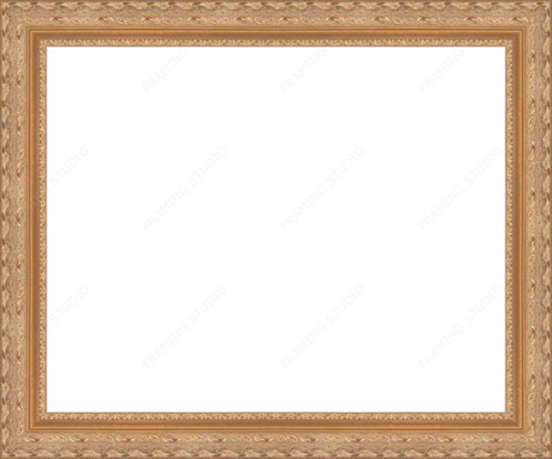 Ornate 2 Inch Gold Frame Gallery Quality Wood Moulding
