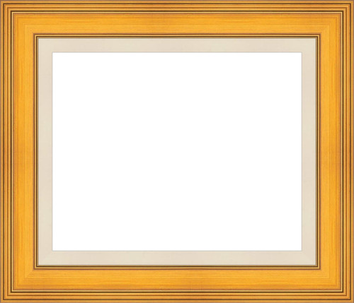 Plein Aire Gold ready made picture frame with Linen Liner
