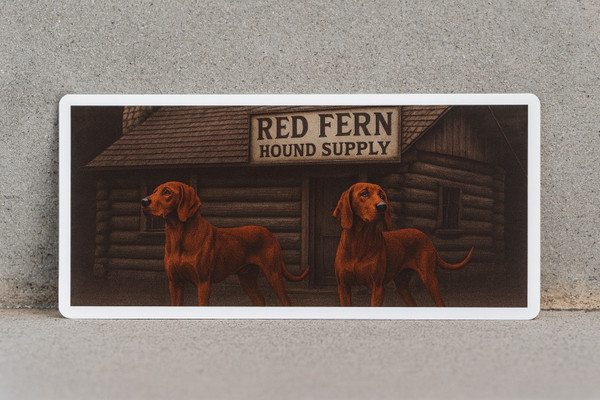 Red Fern Bumper Sticker 