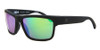 Spy Optic Frazier Soft Matte Black Happy Bronze Polar With Green Spectra Mirror Sunglasses