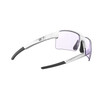 Rudy Sirius White Gloss ImpactX Photochromic 2 Laser Purple