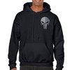 Thin Blue Line Skull Hoodies