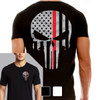 Thin Red Line Men's Skull T-Shirt