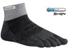 Injinji Socks TRAIL 2.0 Midweight Mini-Crew Black