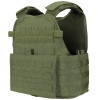he Condor Outdoor Modular Operator Plate Carrier is made up of quality nylon material and is designed for complete ballistic protection carrier (Ballistic plates/soft armor not included). MOLLE webbing surrounds the carrier to allow for modular attachments and personalization. The padded adjustable shoulder straps and cummerbund ensure a true fit. This unique cummerbund features integrated soft armor pockets and it’s compatible with our side plate. The interior is lined with 3D mesh to ensure ventilation and active comfort. The MOPC by Condor Outdoor is ready to take on any fight.