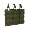 Rothco Molle Open Top Triple Olive Green Mag Pouch