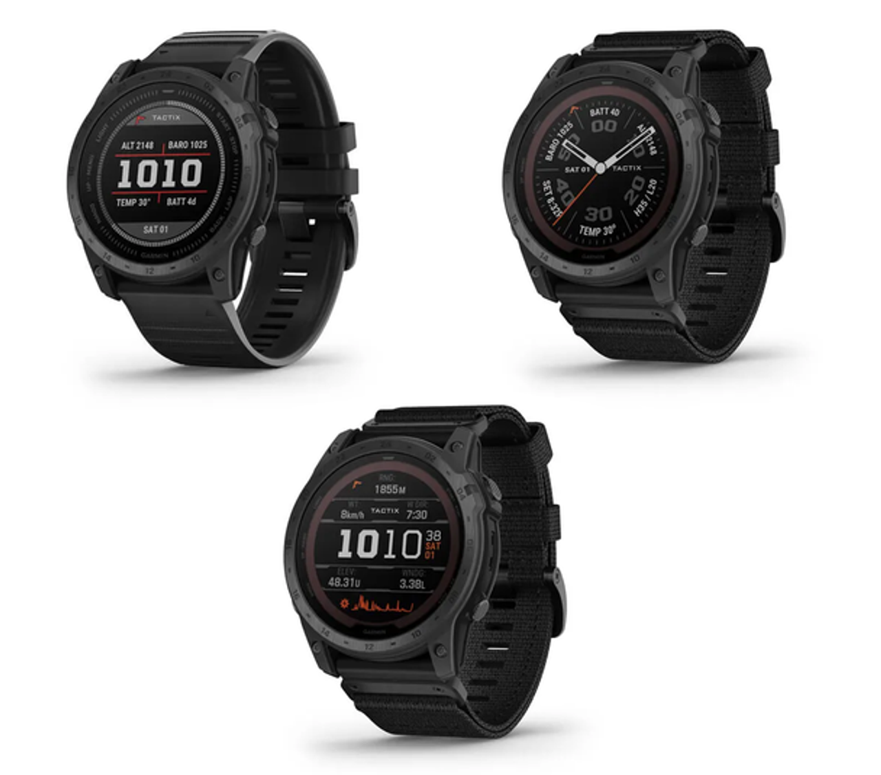 Garmin Tactix Delta Premium Unisex Adult GPS Smartwatch with Power