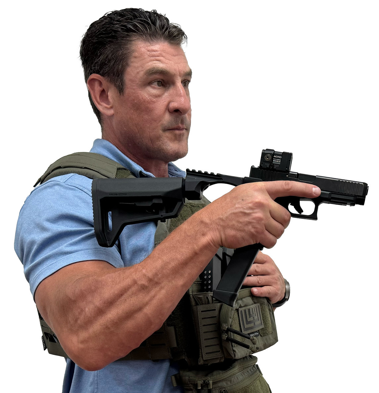 BattleSteel ARM Glock Stock Grip Extension Stabilizer