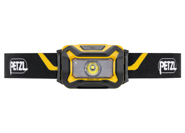 Petzl Aria 1R Compact Headlamp - Black/Yellow