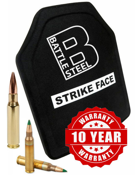 Special Threat Green Tip M855 Protection Ballistic Plate Level III+ by Battle Steel®️