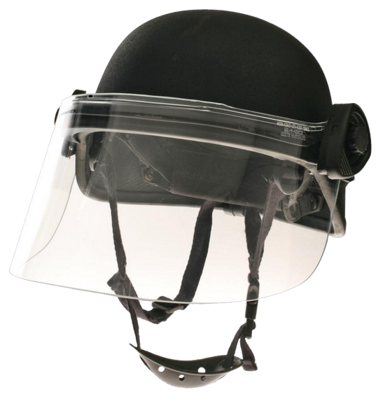 Paulson DK5-H.150 Short Military Police Riot Face Shield .150 Thick