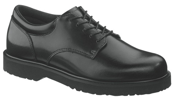 Bates E22233 Black Leather High Shine Duty Oxford Shoes