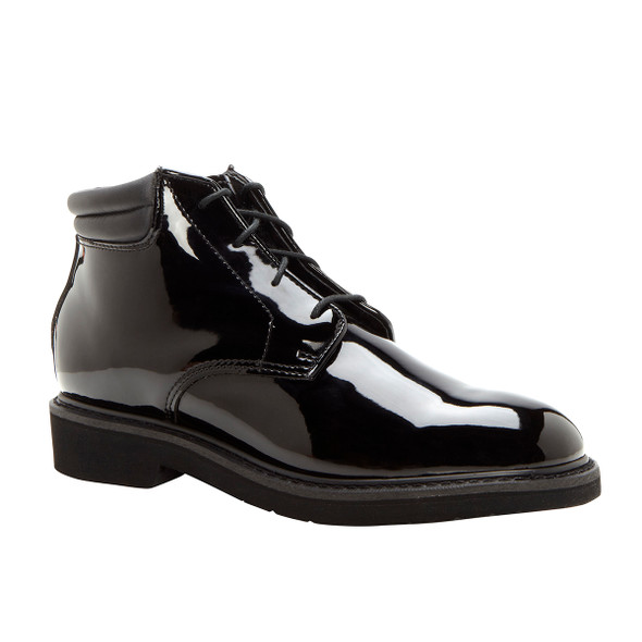 Rocky 500-8 High Gloss Dress Leather Chukka Shoes BLACK