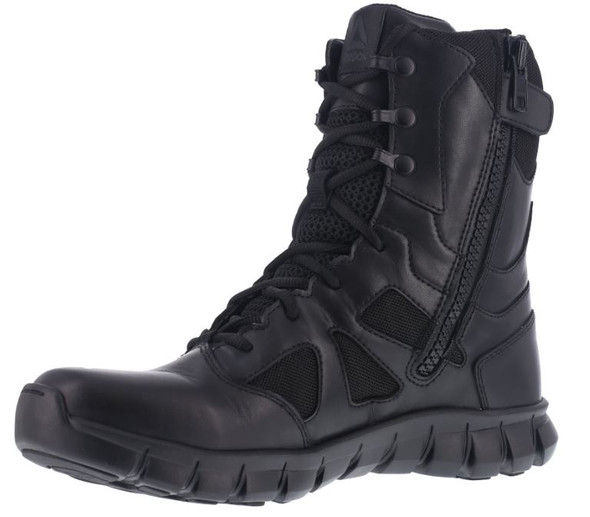 Reebok RB8806 Men's Sublite Cushion 8" Waterproof Side Zip Tactical Boot