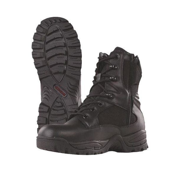 Tru-Spec Tactical Assault 9" Black Boots w/Side Zip