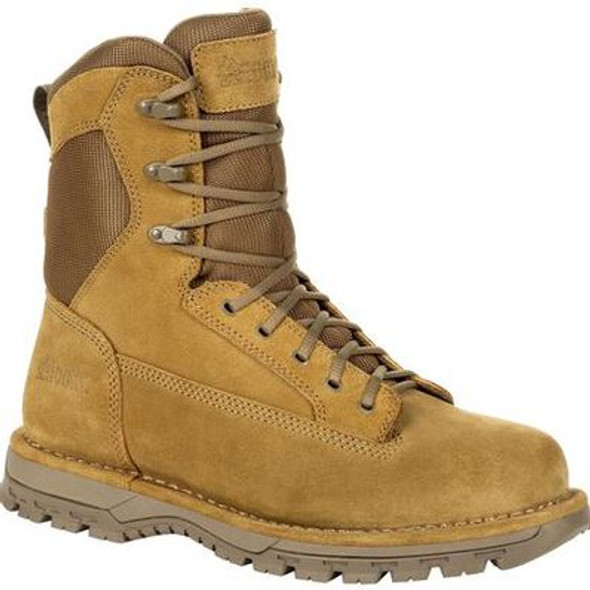 Rocky Portland 8" Coyote Side Zip Composite Toe Public Service Boots