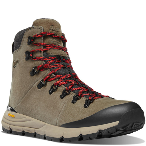 Danner 67338 Arctic 600 Side-Zip 7" Brown/Red 200G Boots