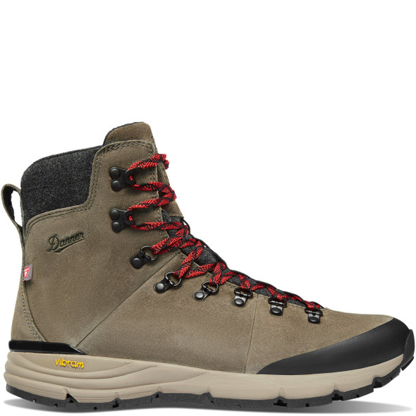 Danner 67338 Arctic 600 Side-Zip 7" Brown/Red 200G Boots