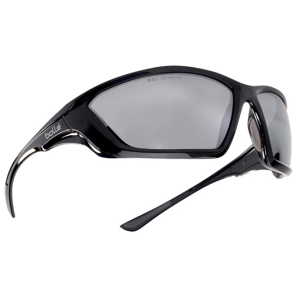 Bolle Tactical 40138 SWAT Anti Fog & Scratch Ballistic Sunglasses - Silver Flash Anti-Fog Mirror Lens