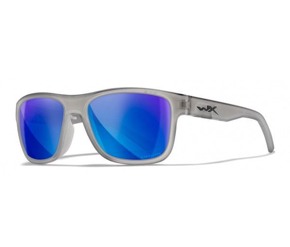 Wiley X Ovation AC6OVN09 Matte Slate/Captivate Polarized Blue Mirror