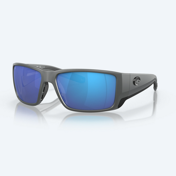 Costa Del Mar Blackfin Pro 580G Matte Gray Frame Blue Mirror Lens