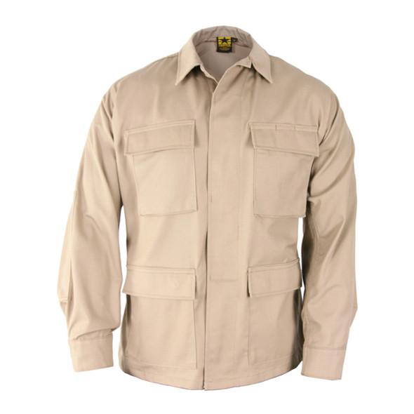 Propper F545438250 Poly Cotton Ripstop BDU Coats, Khaki