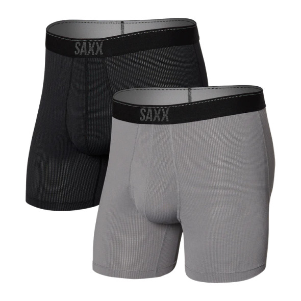 Saxx Quest 2-Pack Quick Dry Mesh Boxer Brief