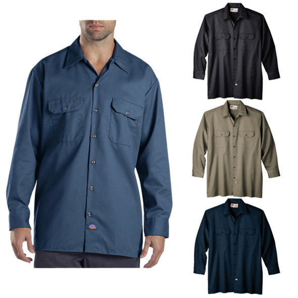 Dickies Men's Long Sleeve Workshirt