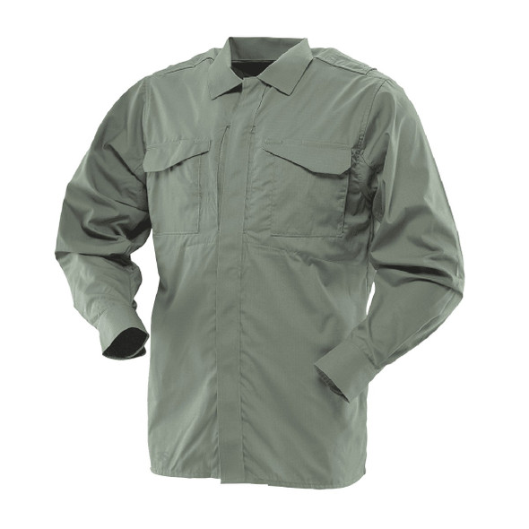 Tru-Spec 1054 24-7 Men's Ultralight Long Sleeve Uniform Shirts, Olive Drab