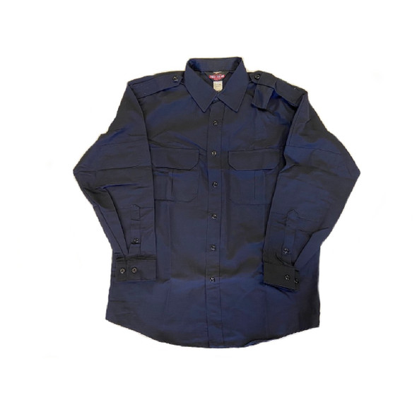 Tru-Spec 1471 TRU Long Sleeve Ripstop 2 Pockets Dress Shirt, Dark Navy