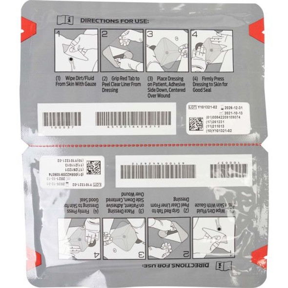 North America Rescue Hyfin Chest Seal Twin Pack