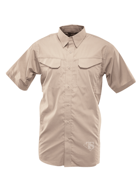 Tru-Spec 1092 24-7 Series Men's Ultralight Short Sleeve Field Shirt, Khaki