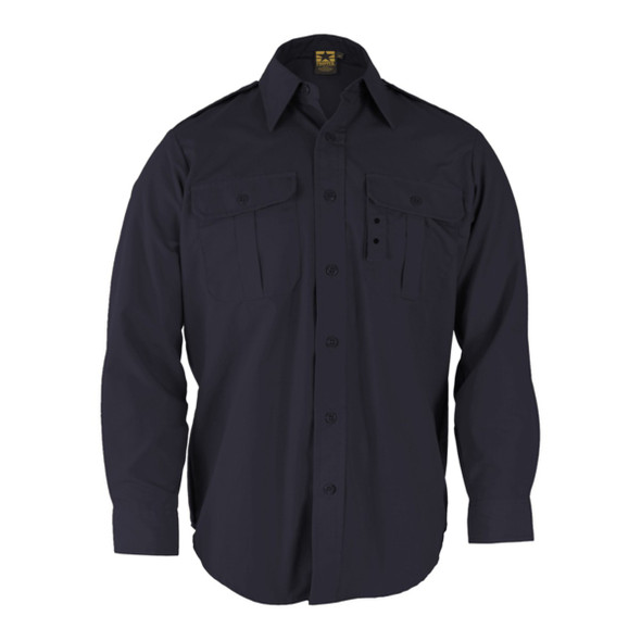 Propper F530238405 Long Sleeve Tactical Dress Shirts, Dark Navy