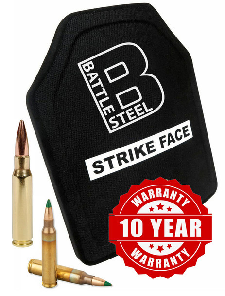 Special Threat Green Tip M855 Protection Ballistic Plate Level III+ by Battle Steel®️