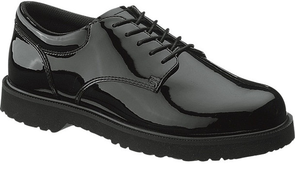 Bates E22141 Black High Gloss Duty Oxford Shoes