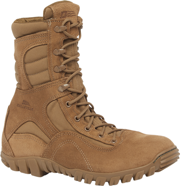 Belleville SABRE 533 ST Hot Weather Hybrid Steel Toe Assault Boots, Coyote