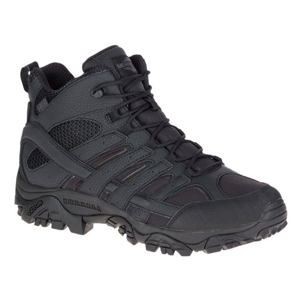 Merrel J15853 Men's Moab 2 Mid Tactical Waterproof Black Boots