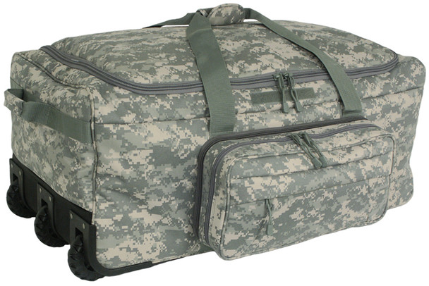 Code Alpha Army Digital Camo Deployment/Container Bag w/ Tri-Wheel