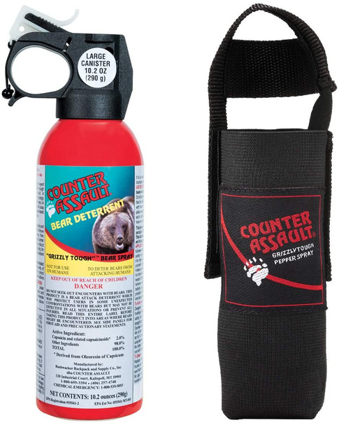 Counter Assault 10.5oz Bear Spray 40 Foot Range w/Holster