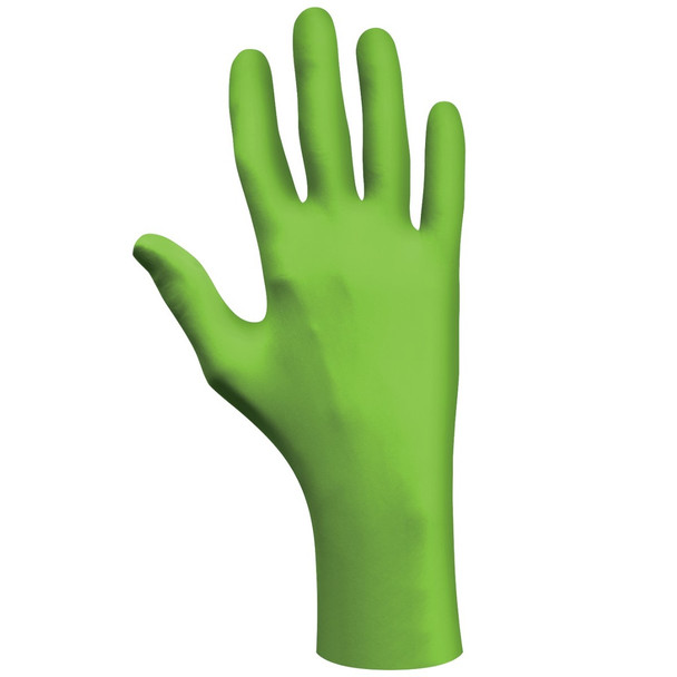 Showa Best Glove N-Dex Powder Free Nitrile Long Cuff Gloves Green 50/Pack